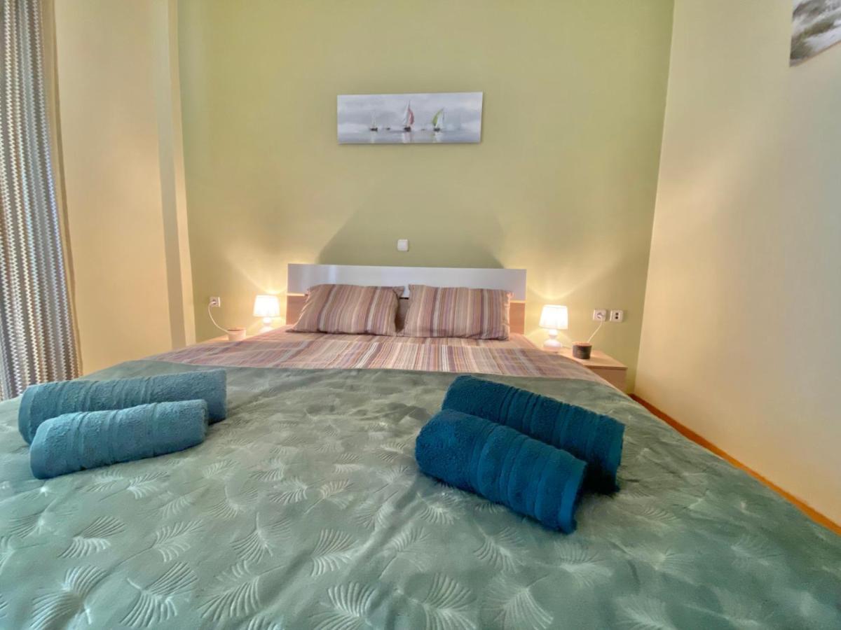 George & Nia Apartment - Central Kavala With Panoramic Terrace View المظهر الخارجي الصورة